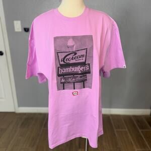 BB Ice Cream Dive Short Sleeve Tee, Orchid, XL